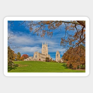 Cathedral. Bryn Athyn, Pennsylvania. Sticker